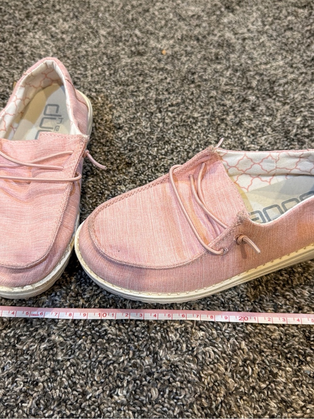 Hey Dude Kids Pink Slip-On Canvas Sneakers